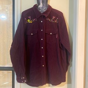 Vintage Tweety Corduroy Flannel